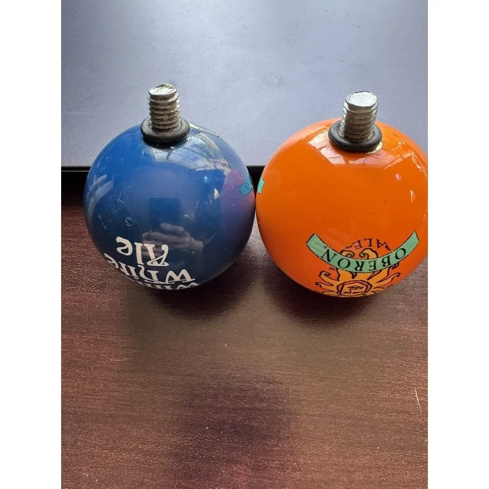 Set of 2 Bell's Oberon & Winter White Ale Draft Beer Tap‎ Handle Tapper Mancave